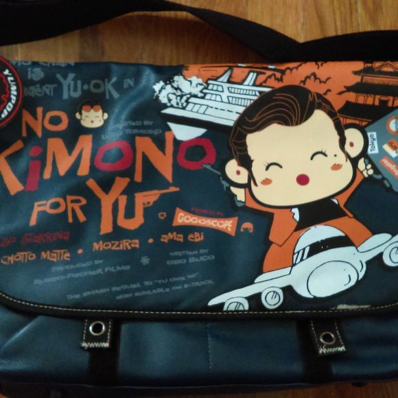 Anime Messenger Bag *NEW* YumPop NO KIMONO FOR YU
